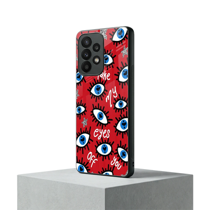 Eyes On You samsung galaxy a23 mobile cover | shockproof glass phone case