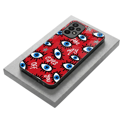 Eyes On You stylish phone case for samsung galaxy a23 | glossy glass and slim fit