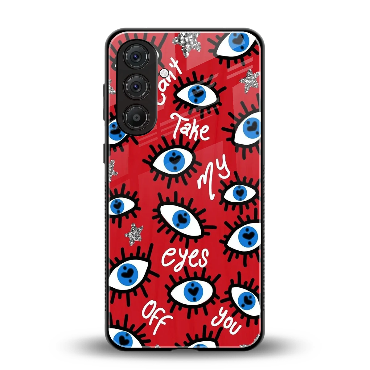 Eyes On You back phone cover | glass case for samsung galaxy a37 5g