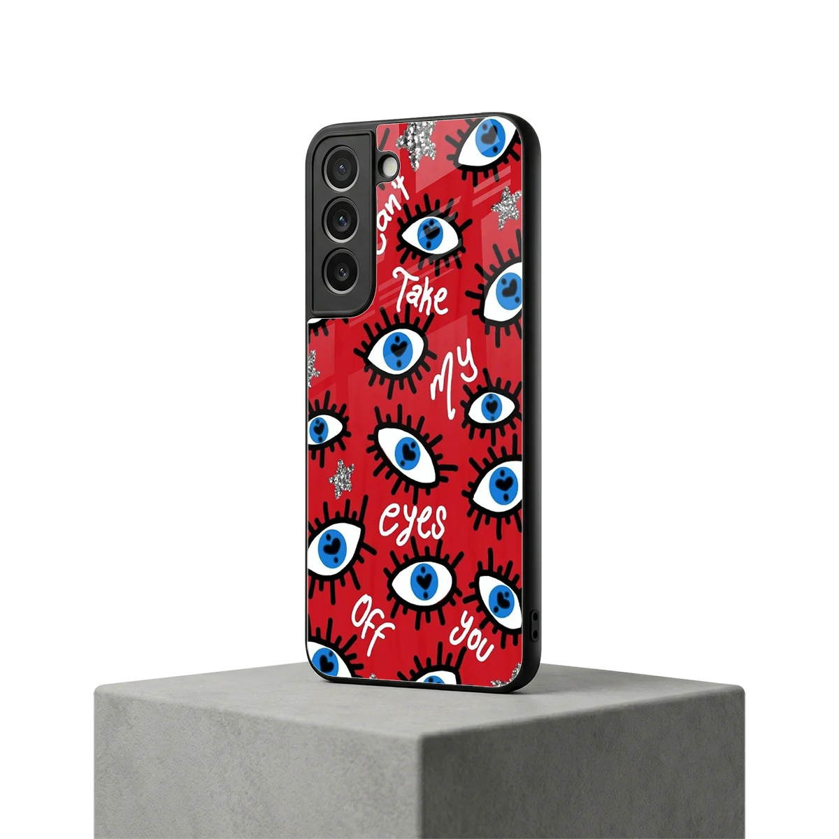 Eyes On You samsung galaxy s22 mobile cover | shockproof glass phone case