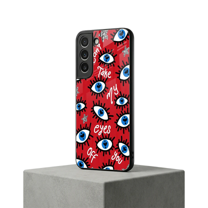 Eyes On You samsung galaxy s22 mobile cover | shockproof glass phone case