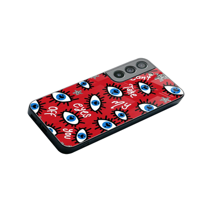 Eyes On You stylish phone case for samsung galaxy s22 | glossy glass and slim fit