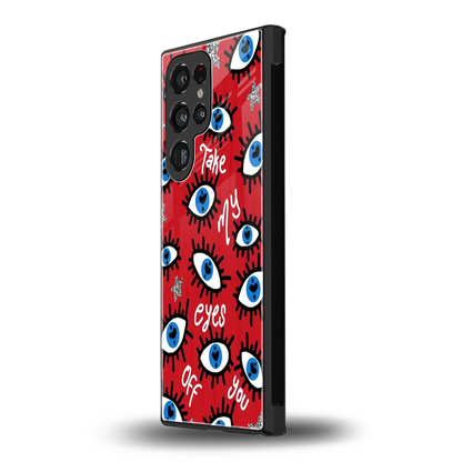 Eyes On You samsung galaxy s24 ultra mobile cover | shockproof glass phone case