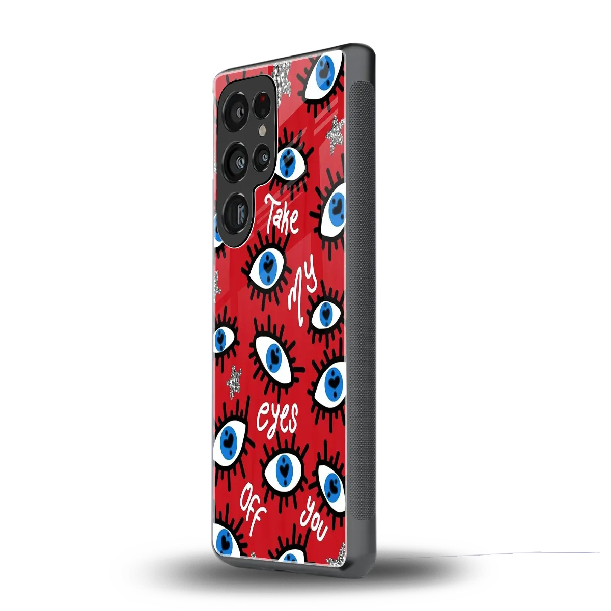 Eyes On You samsung galaxy s25 ultra mobile cover | shockproof glass phone case