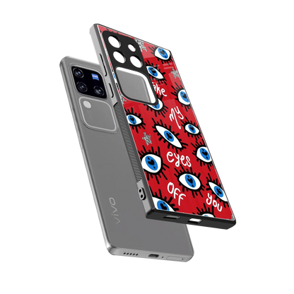 Eyes On You sleekvivo v30 pro cover with tempered glass back and TPU edges