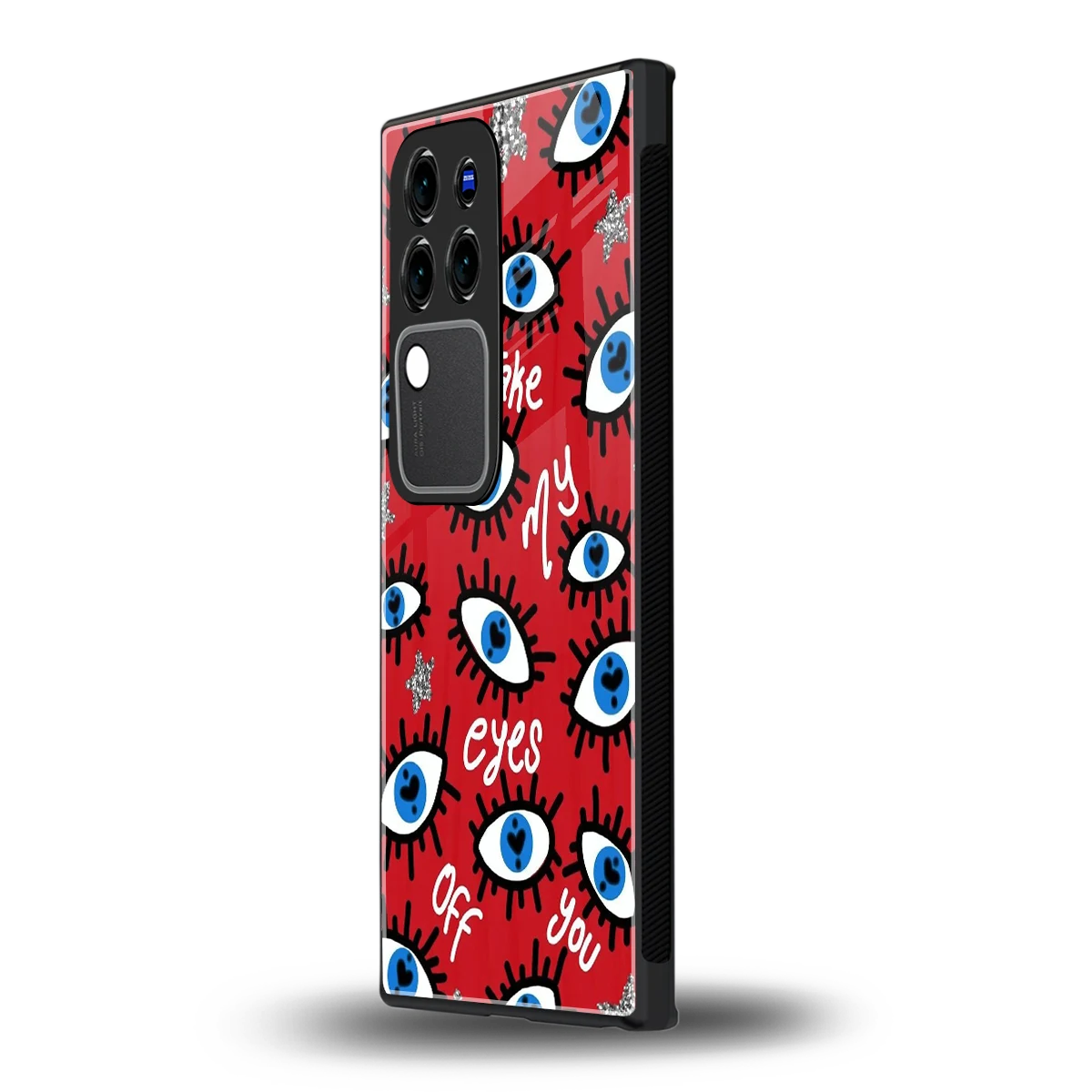 Eyes On Youvivo v30 pro mobile cover | shockproof glass phone case