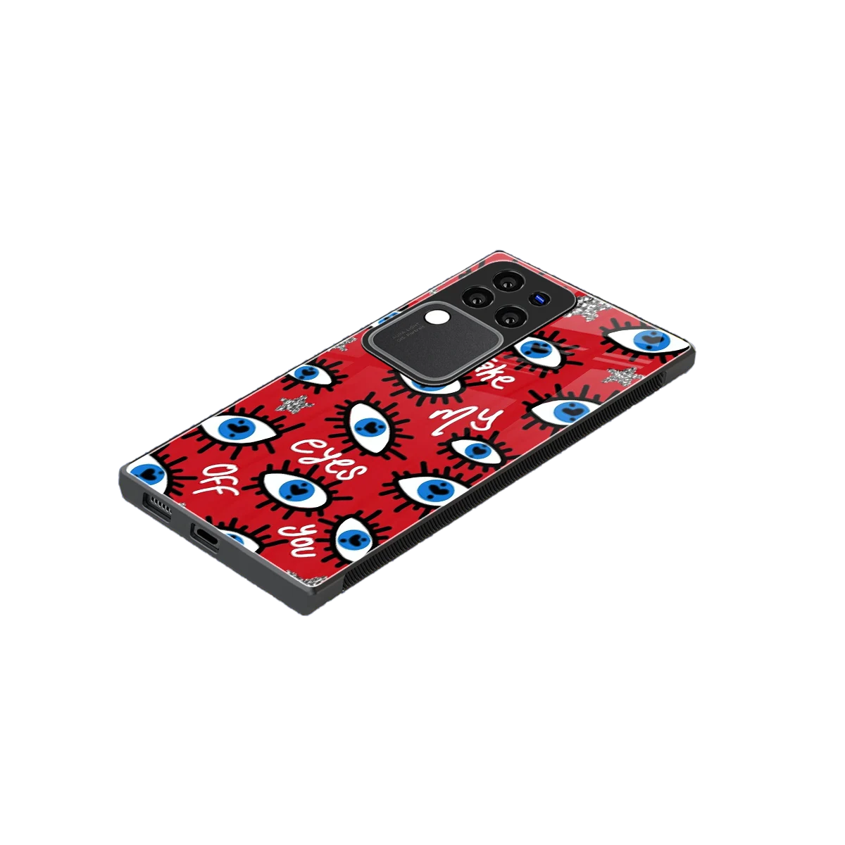 Eyes On You stylish phone case forvivo v30 pro | glossy glass and slim fit