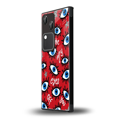 Eyes On You vivo v30 mobile cover | shockproof glass phone case