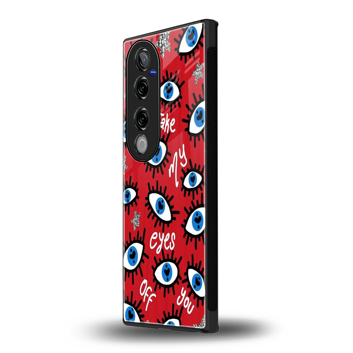 Eyes On You vivo v40 pro mobile cover | shockproof glass phone case