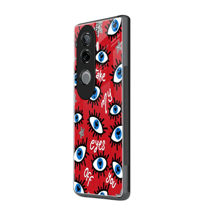 Eyes On You vivo v40e mobile cover | shockproof glass phone case