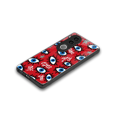 Eyes On You stylish phone case for vivo v50 | glossy glass and slim fit