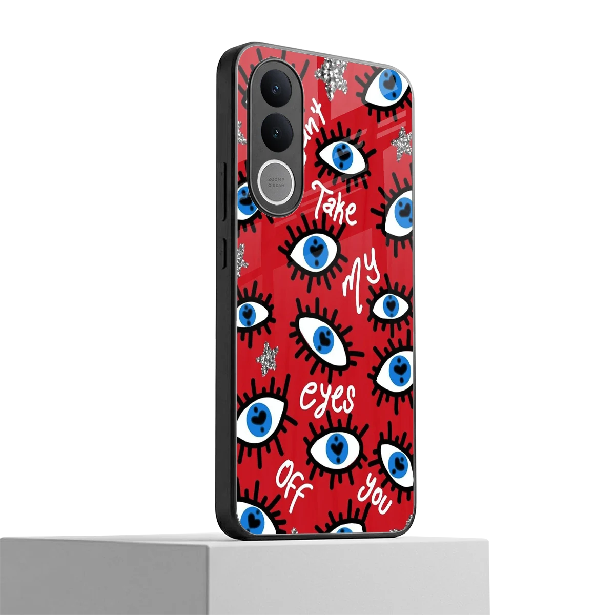 Eyes On You vivo v70 fe mobile cover | shockproof glass phone case