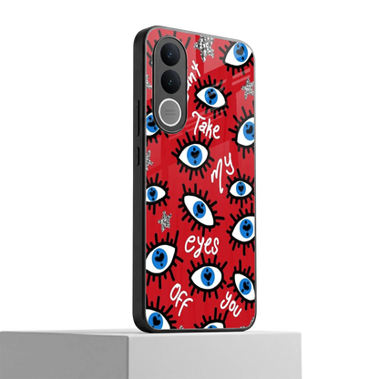 Eyes On You vivo v70 fe mobile cover | shockproof glass phone case