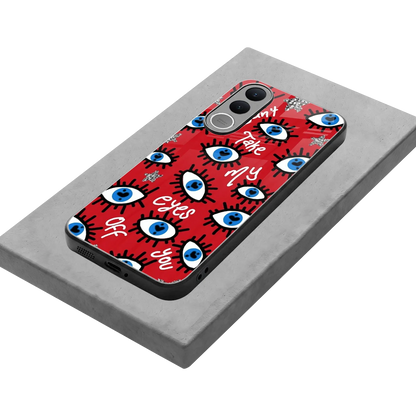 Eyes On You stylish phone case for vivo v70 fe | glossy glass and slim fit