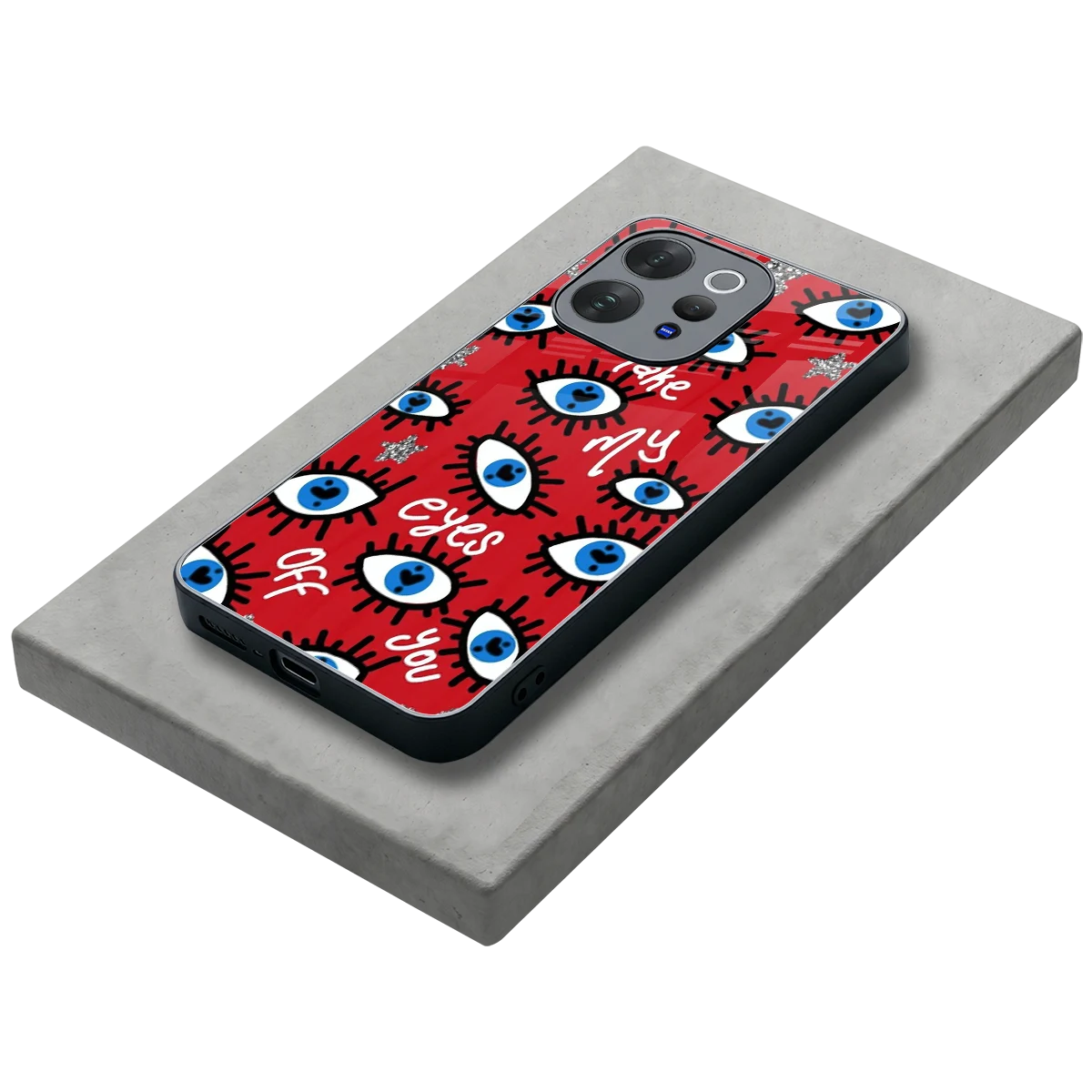Eyes On You stylish phone case for vivo v70 elite | glossy glass and slim fit