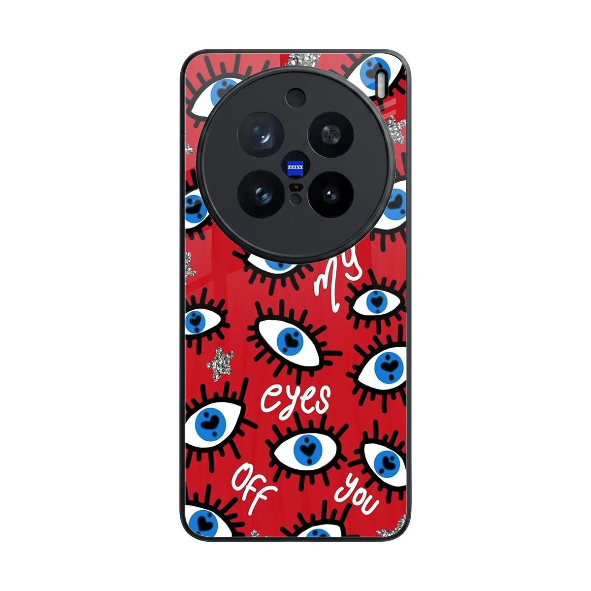 Eyes On You back phone cover | glass case for vivo x200 pro