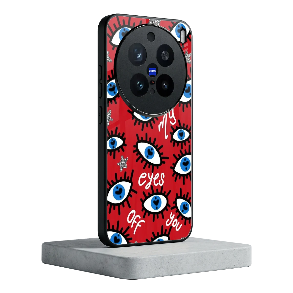 Eyes On You vivo x200 pro mobile cover | shockproof glass phone case