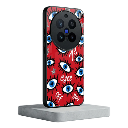 Eyes On You vivo x200 pro mobile cover | shockproof glass phone case