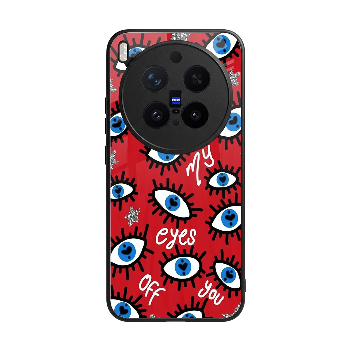 Eyes On You back phone cover | glass case for vivo x300 pro