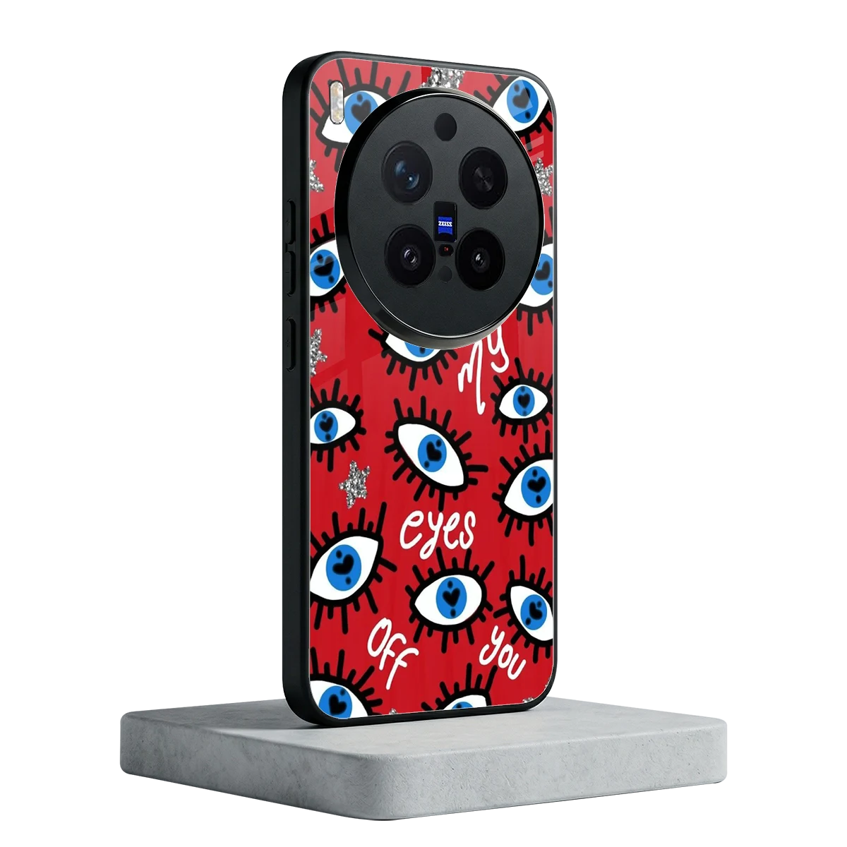 Eyes On You vivo x300 pro mobile cover | shockproof glass phone case