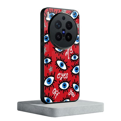 Eyes On You vivo x300 pro mobile cover | shockproof glass phone case