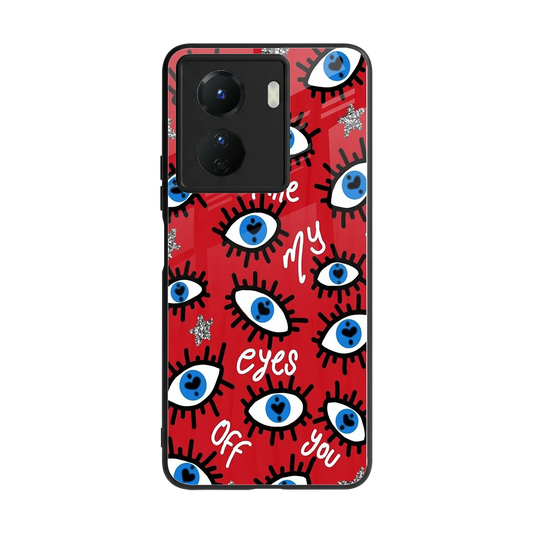 Eyes On You back phone cover | glass case for vivo y16