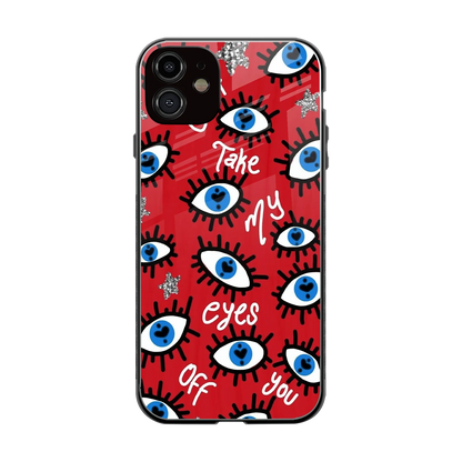 Eyes On You back phone cover | glass case for iphone 11