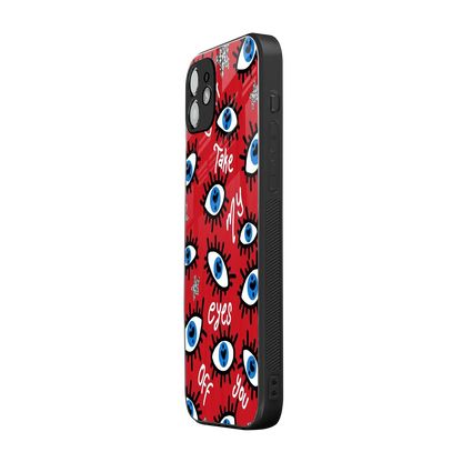 Eyes On You iphone 11 mobile cover | shockproof glass phone case