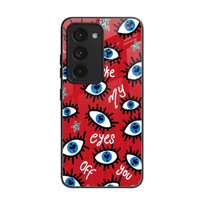 Eyes On You back phone cover | glass case for redmi 15 5g