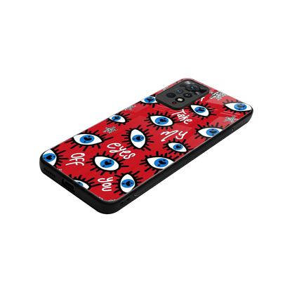 Eyes On You stylish phone case for redmi note 11 pro | glossy glass and slim fit
