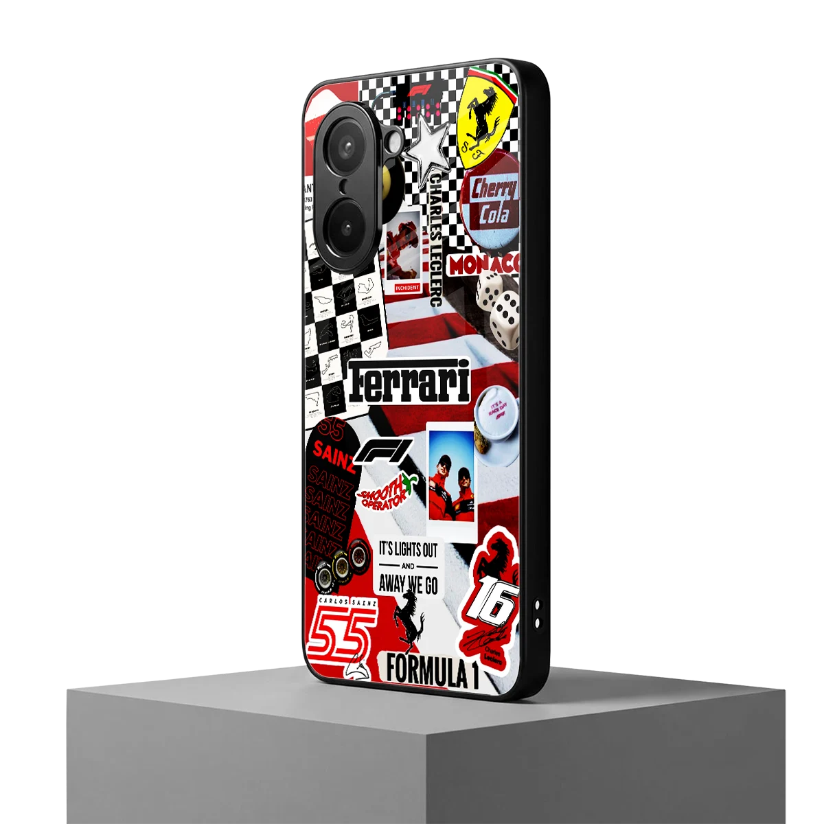F1 Icon oneplus nord ce5 5g mobile cover | shockproof glass phone case