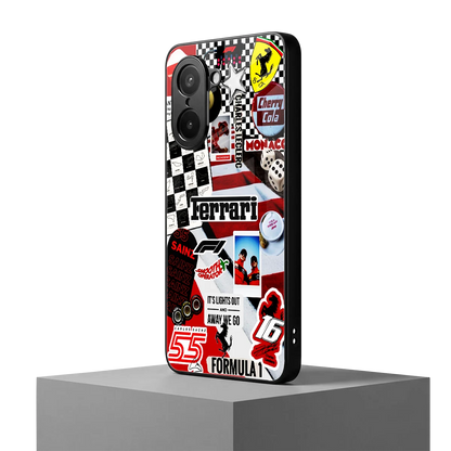 F1 Icon oneplus nord ce5 5g mobile cover | shockproof glass phone case