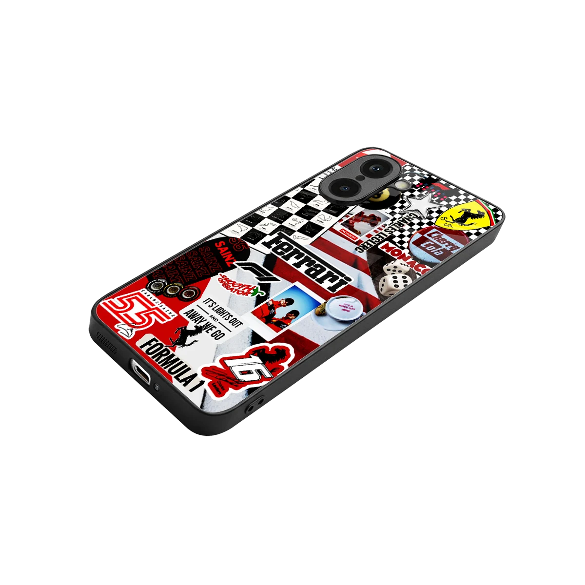 F1 Icon stylish phone case for oneplus nord ce5 5g | glossy glass and slim fit