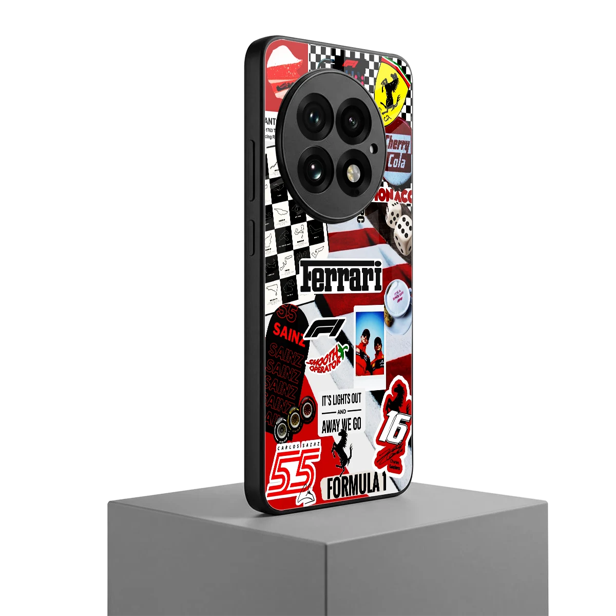 F1 Icon oneplus 13 mobile cover | shockproof glass phone case