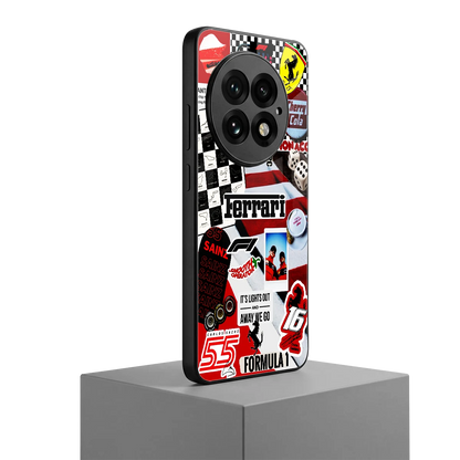 F1 Icon oneplus 13 mobile cover | shockproof glass phone case