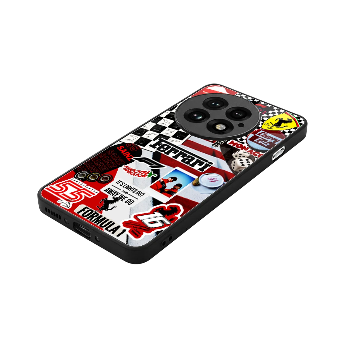 F1 Icon stylish phone case for oneplus 13 | glossy glass and slim fit