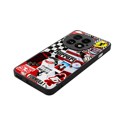 F1 Icon stylish phone case for oneplus 13 | glossy glass and slim fit