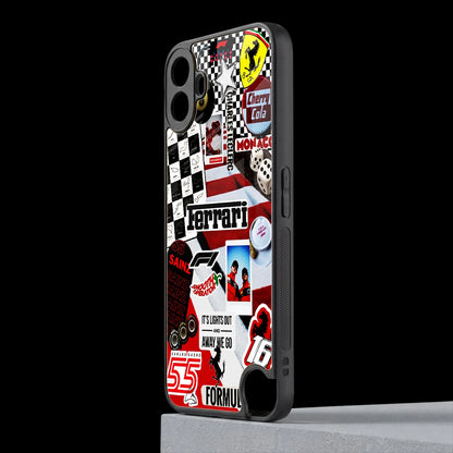 F1 Icon cmf nothing phone 1 mobile cover | shockproof glass phone case