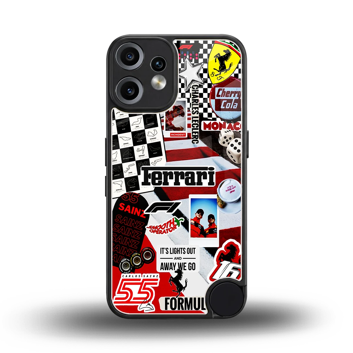 F1 Icon back phone cover | glass case for cmf nothing phone 2 pro