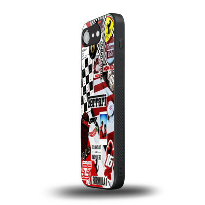 F1 Icon iphone 17e mobile cover | shockproof glass phone case