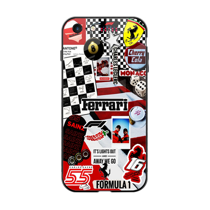 F1 Icon back phone cover | glass case for iphone 6