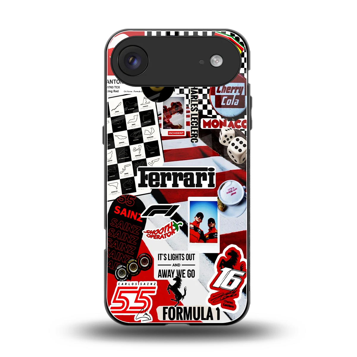 F1 Icon back phone cover | glass case for iphone air