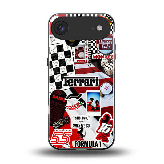 F1 Icon back phone cover | glass case for iphone air