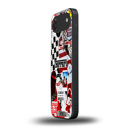 F1 Icon iphone air mobile cover | shockproof glass phone case