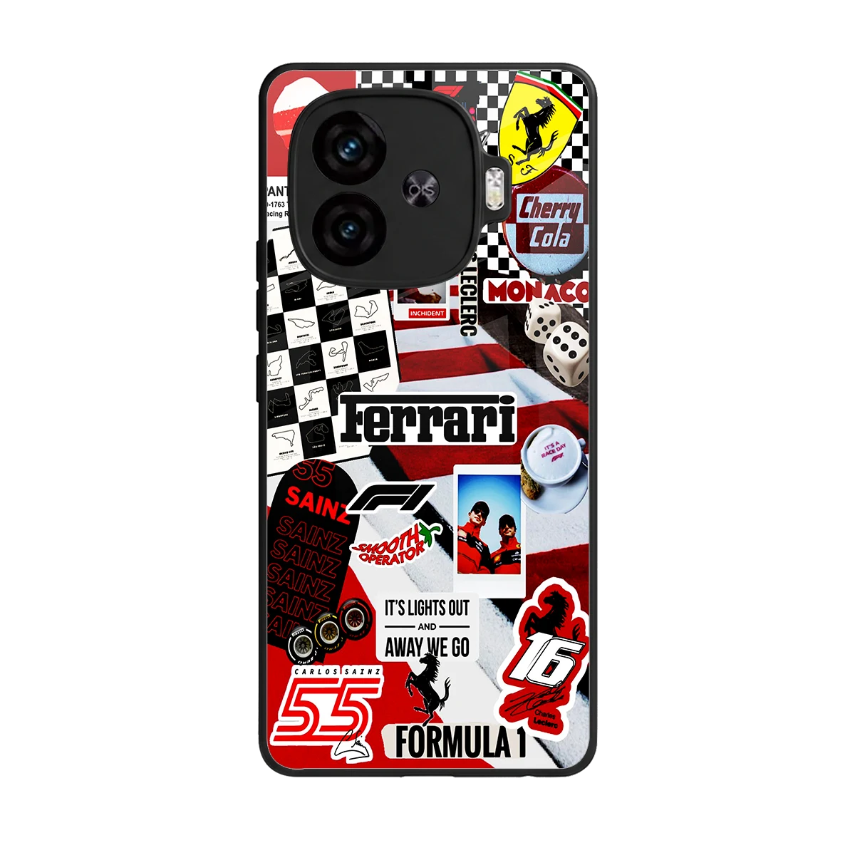 F1 Icon back phone cover | glass case for iqoo neo 10r 5g