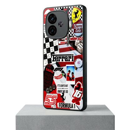 F1 Icon iqoo neo 10r 5g mobile cover | shockproof glass phone case