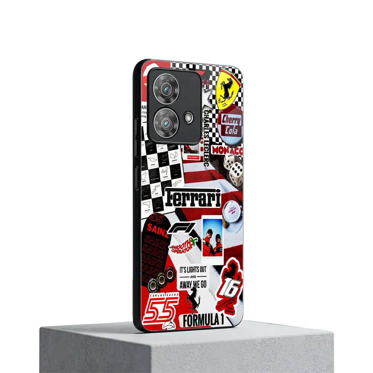 F1 Icon motorola edge 40 neo 5g mobile cover | shockproof glass phone case