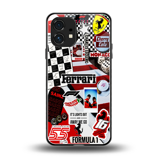 F1 Icon back phone cover | glass case for nothing phone 1