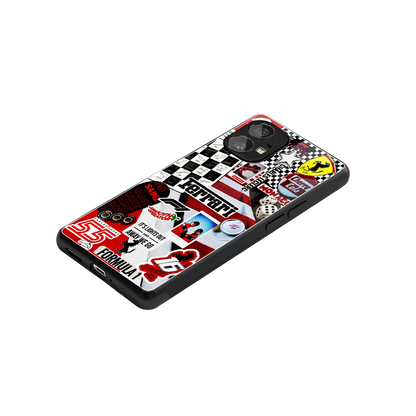 F1 Icon stylish phone case for nothing phone 1 | glossy glass and slim fit