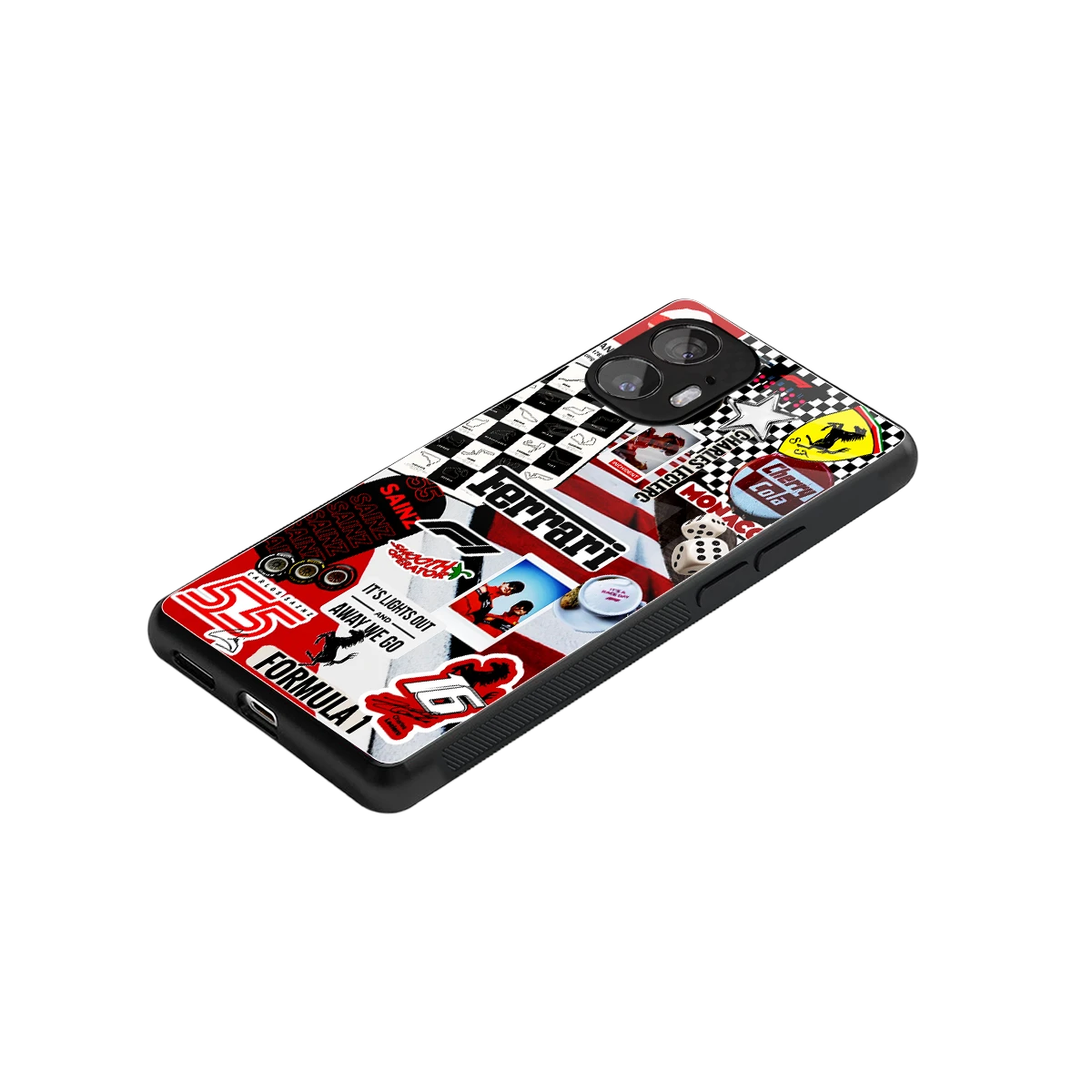 F1 Icon stylish phone case for nothing phone 2 | glossy glass and slim fit